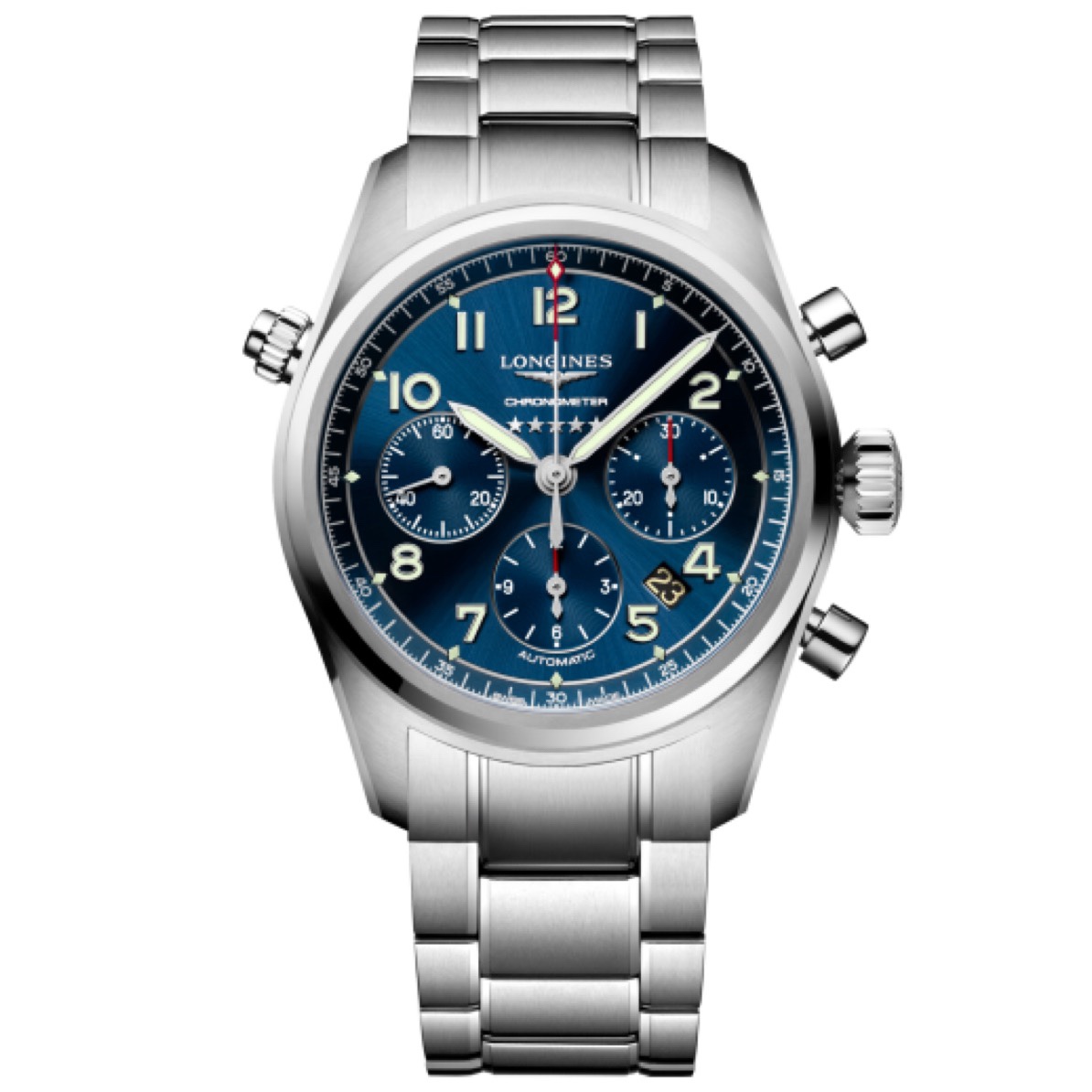 95新 Longines/浪琴 /亚虎2/浪琴/先行者820/42mm表径/2.66公价/