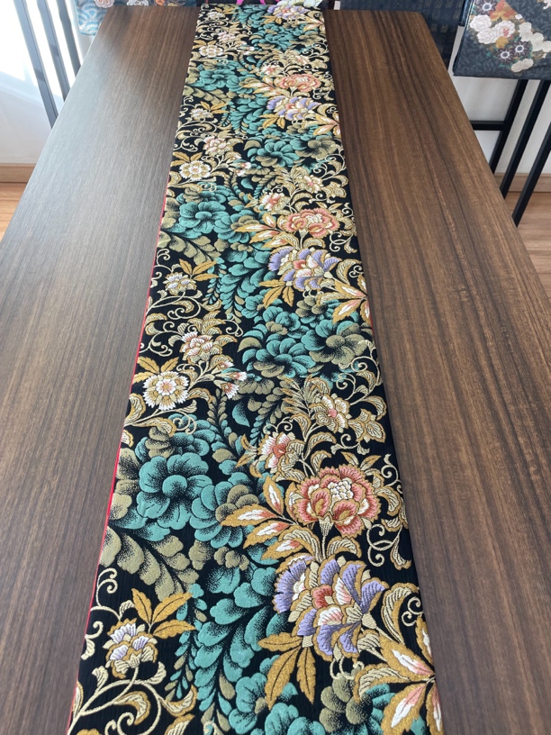 唐草花卉唐锦带子