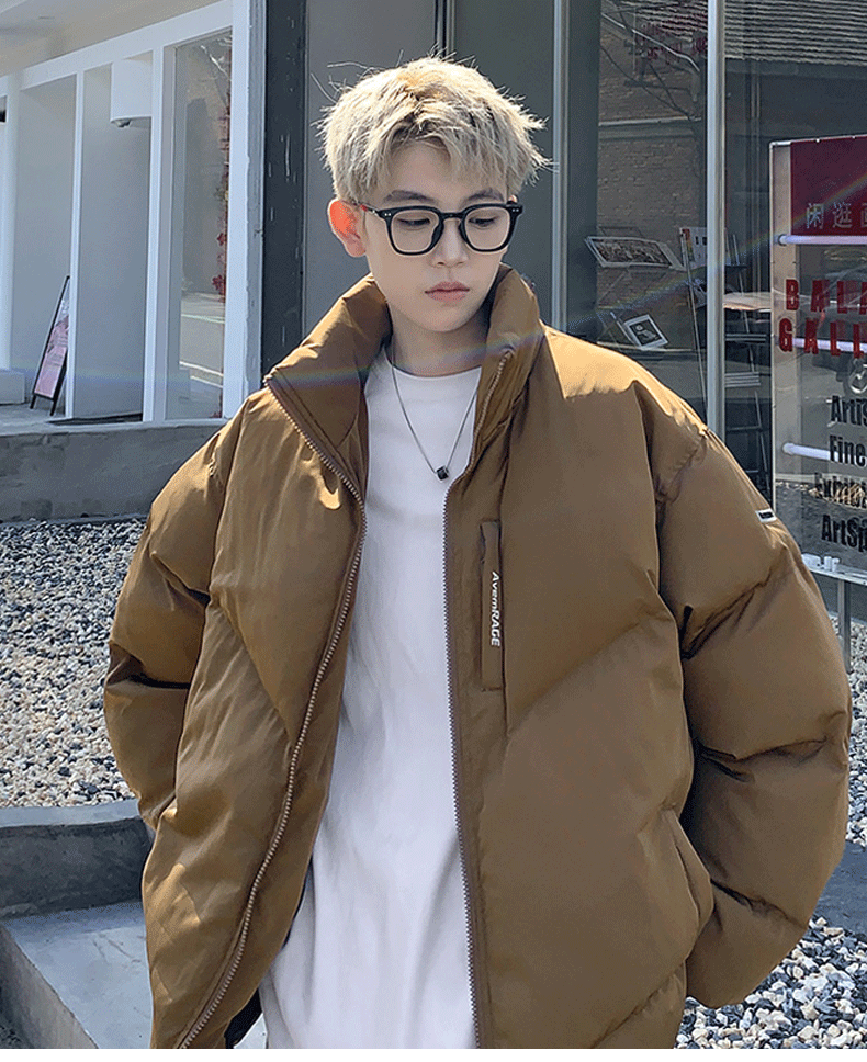 2023新款美式高级感棉服男冬季面包服加厚棉衣外套冬棉袄潮牌痞帅