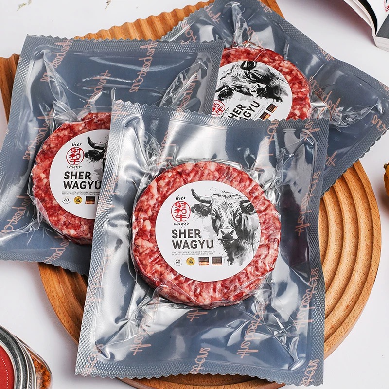 澳洲射和牛谷饲原切纯牛肉牛肉饼120g