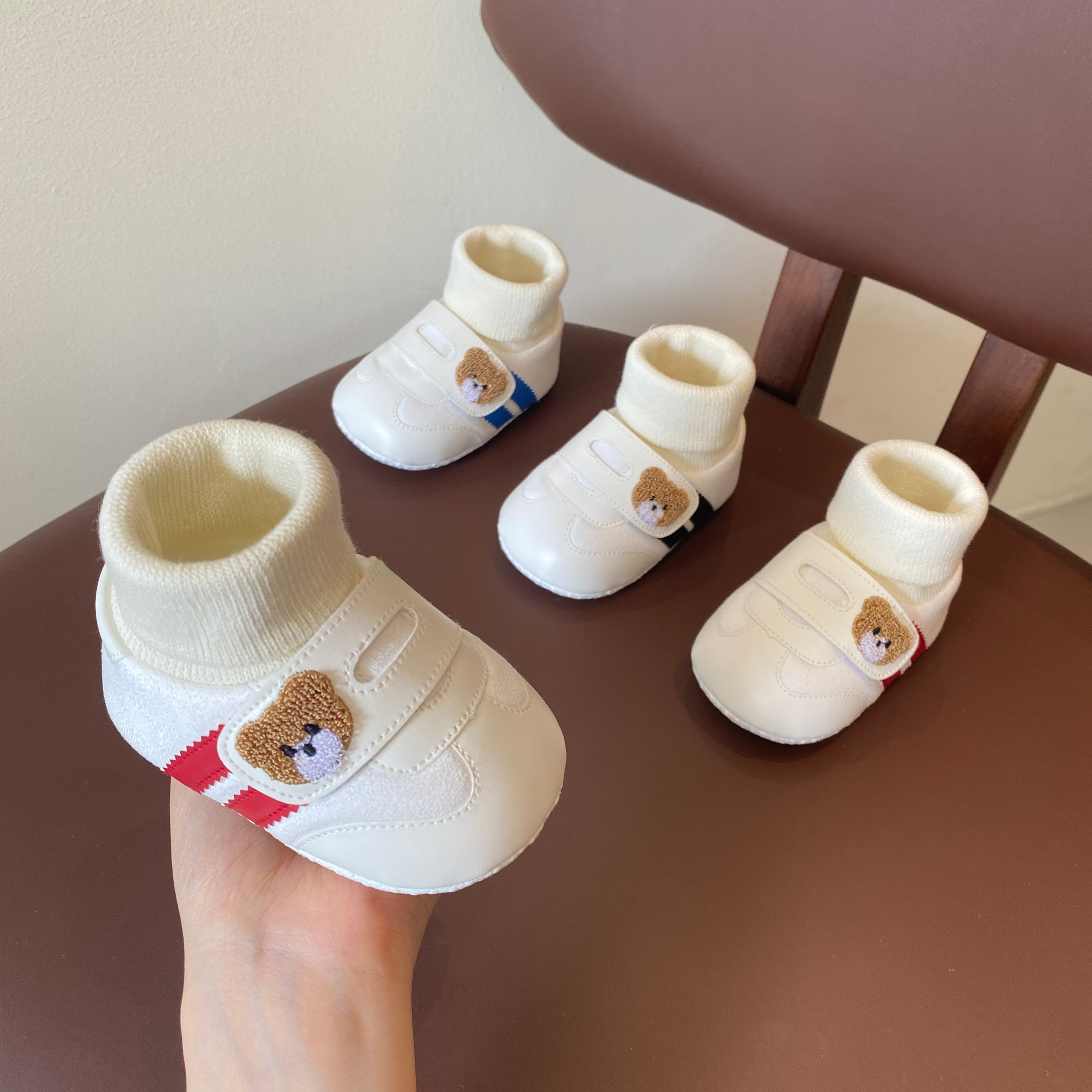 春秋冬季婴儿鞋0-1岁3-6-9个月男女宝宝软底学步新生不掉布鞋袜12