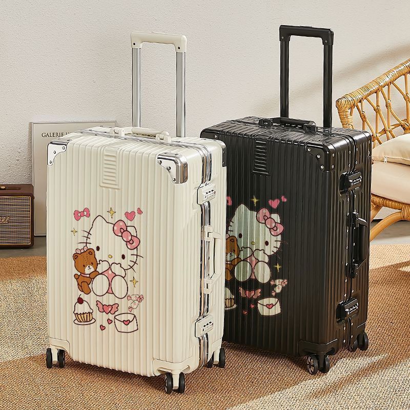 女行李箱新款Hello-Kitty拉杆箱学生旅行通用结实耐用密码箱A047