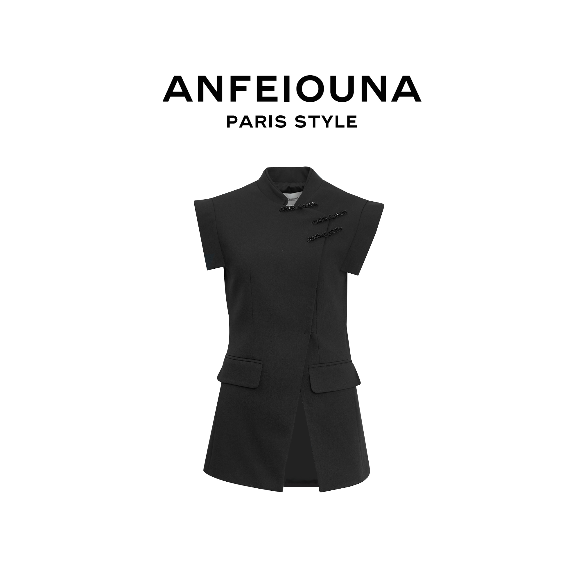 2025新款小众设计感西装马甲背心宽松显瘦无袖上衣女士1210