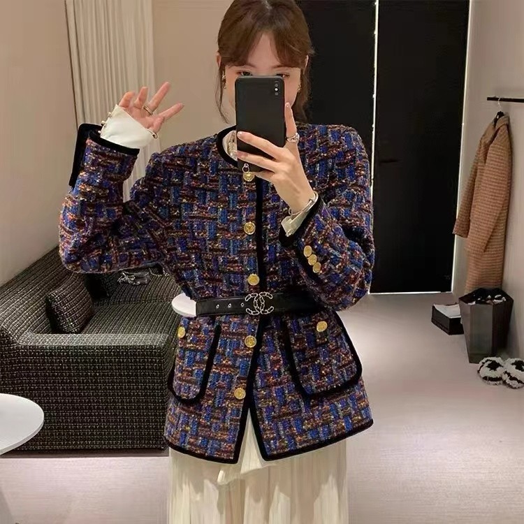 2023新款伊甸园晨锐小香风外套上衣6257