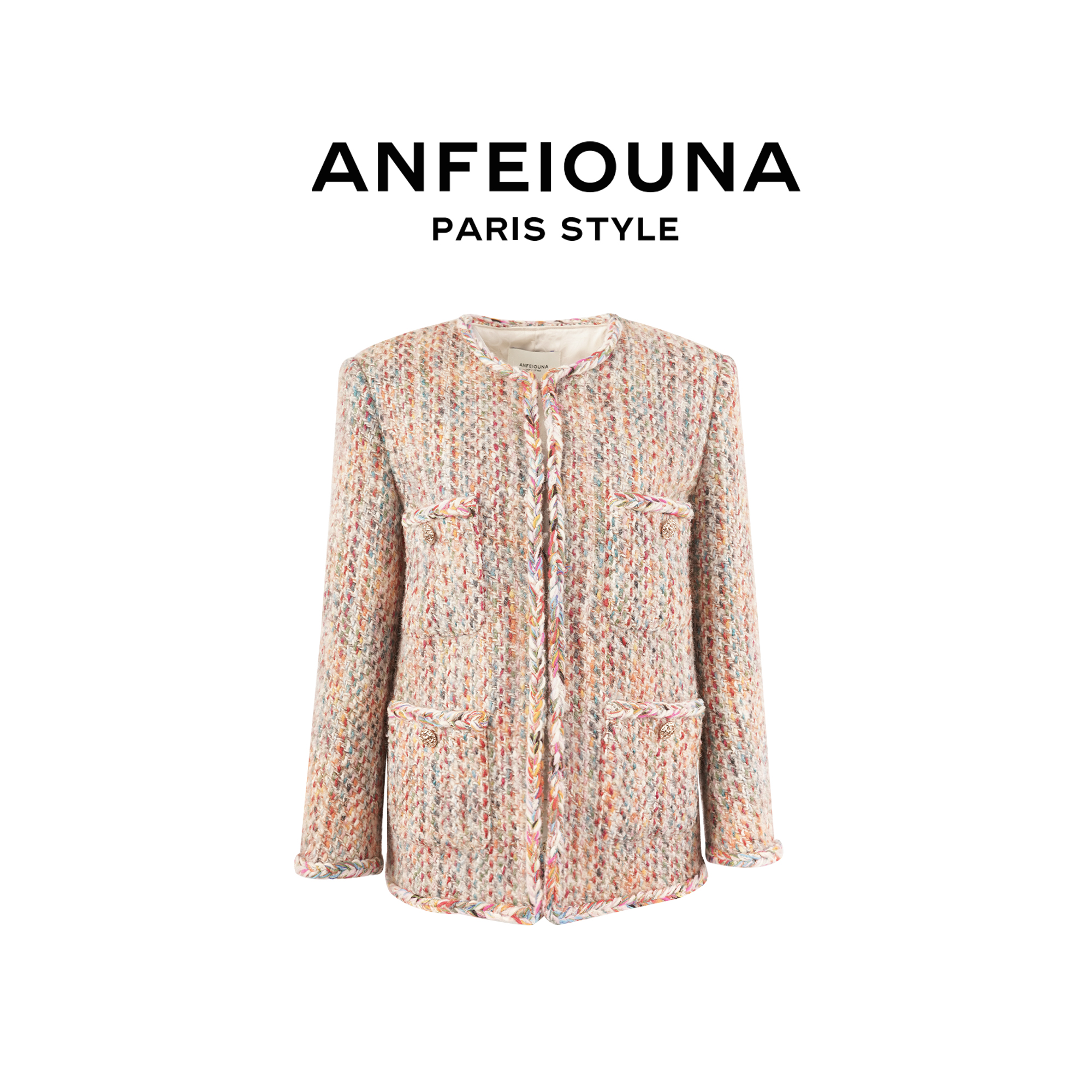 2025新款恋爱循环晨锐小香风外套上衣1045