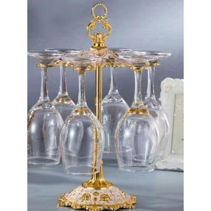 北欧简约红酒架摆件家用酒架展示架现代轻奢创意酒架子酒瓶架欧式