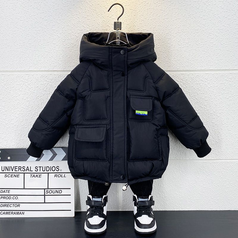 男童冬装服新款小儿童羽绒衣加厚冬季宝宝外套洋气袄潮