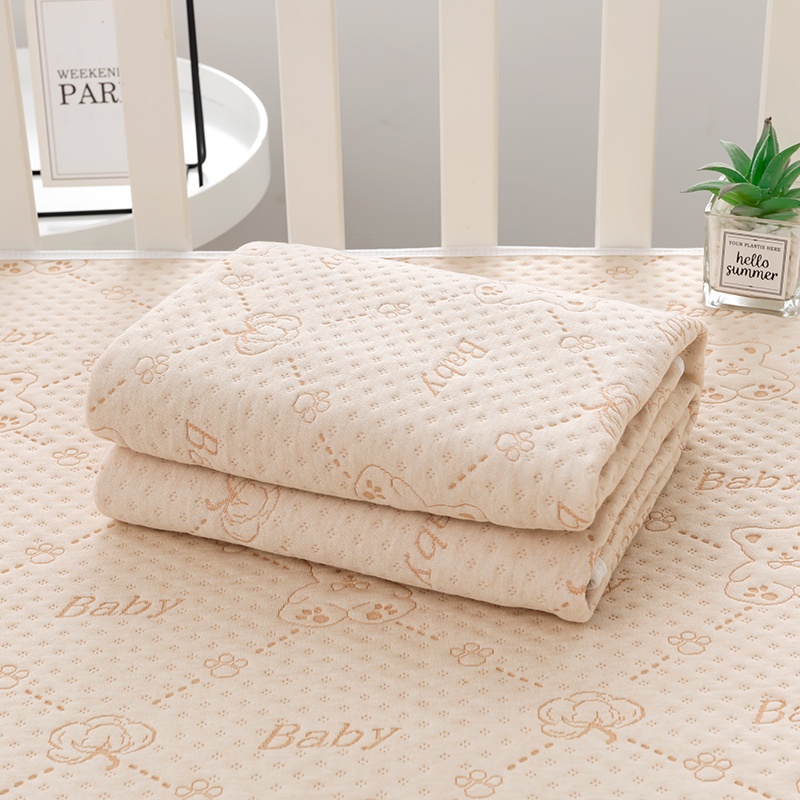 彩棉提花隔尿垫纯棉婴儿小垫子