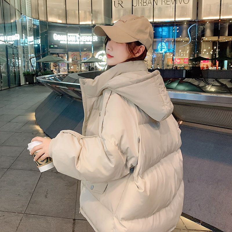 加厚面包服短款羽绒服棉服女韩版宽松秋冬季外套棉袄2023年新款