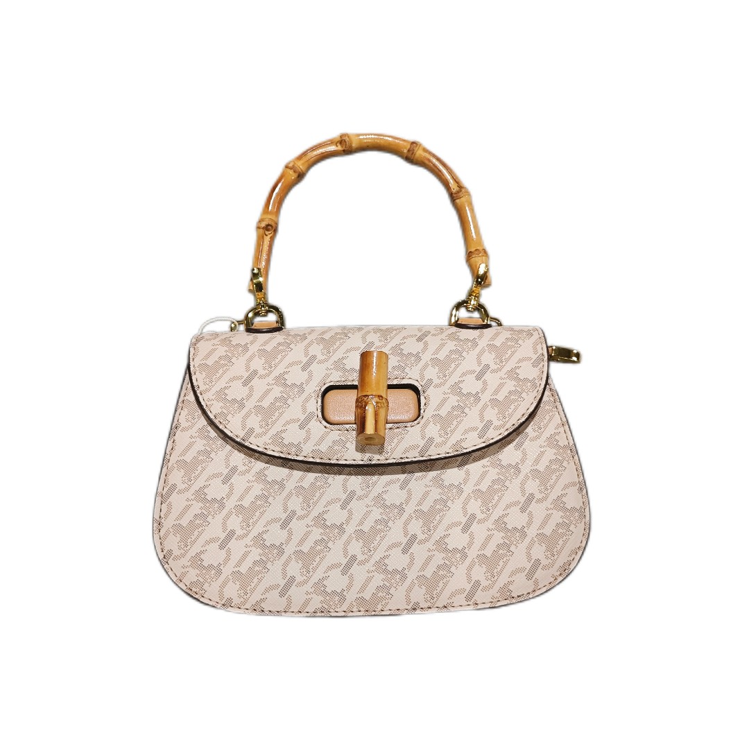 轻奢时尚休闲女士潮流经典百搭单肩包Y2851米白色