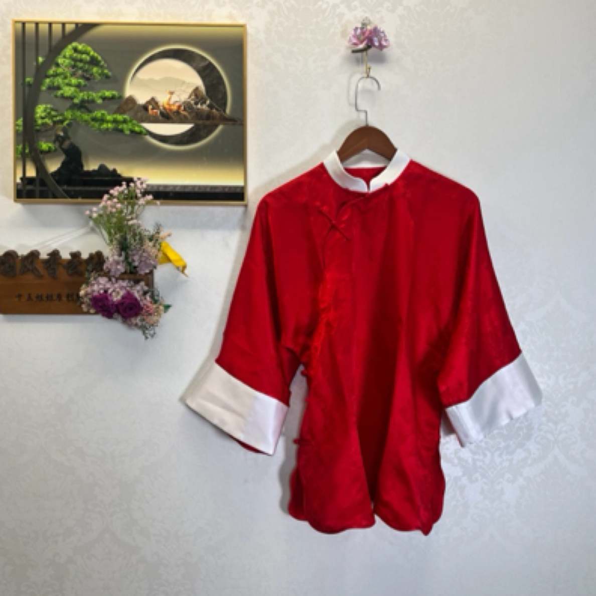 十五姐姐桑蚕丝太太服衬衫