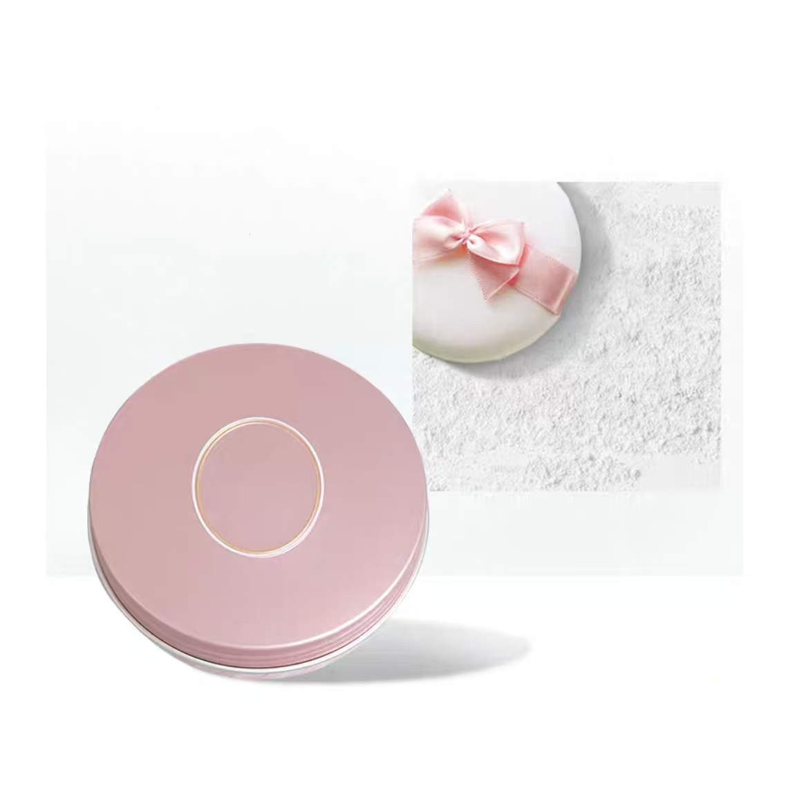 【言言分享CL】粉色玫瑰花香晚安粉蜜粉控油保湿