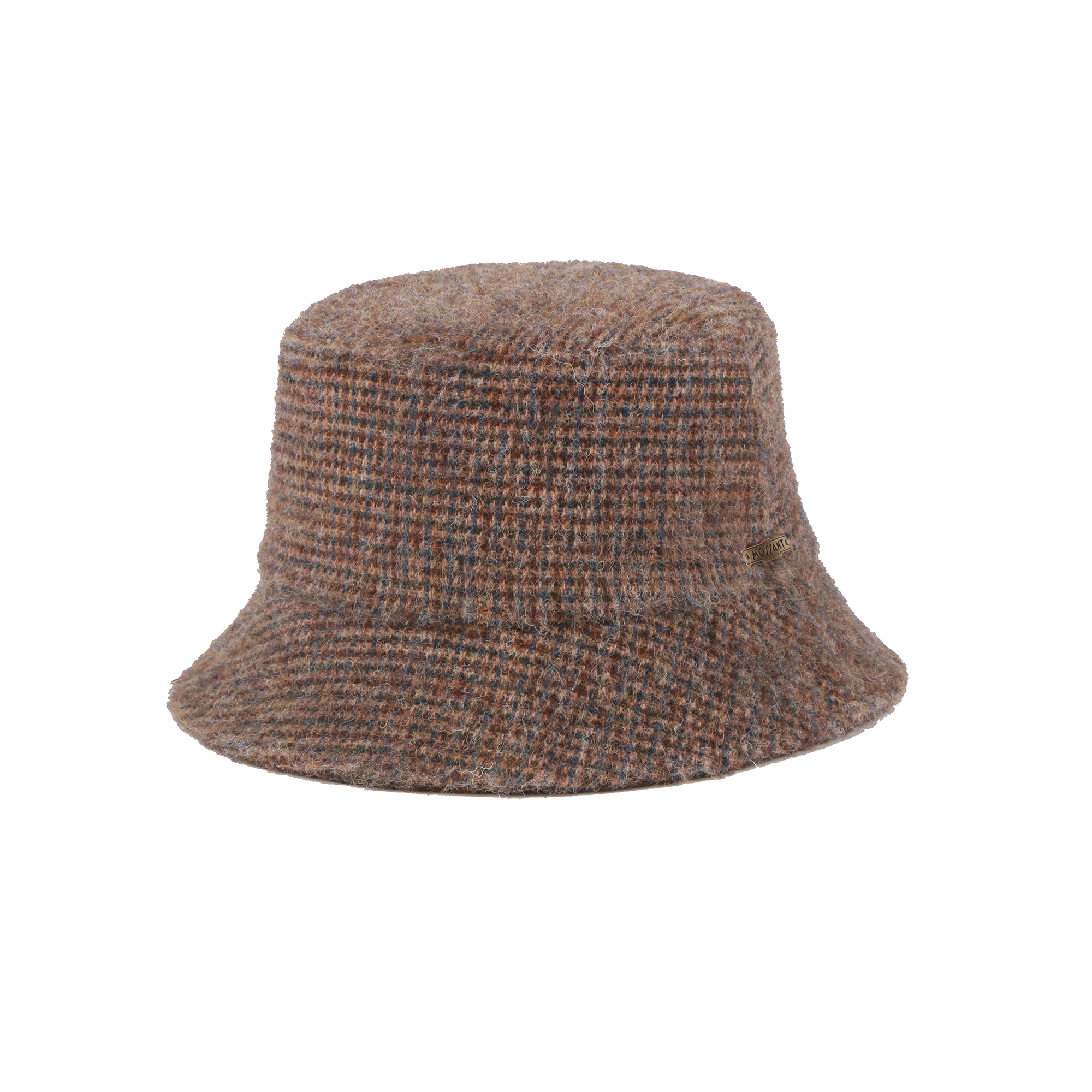 MOSSANT2025秋冬新品·HarrisTweed经典渔夫帽帽子咖色棕色