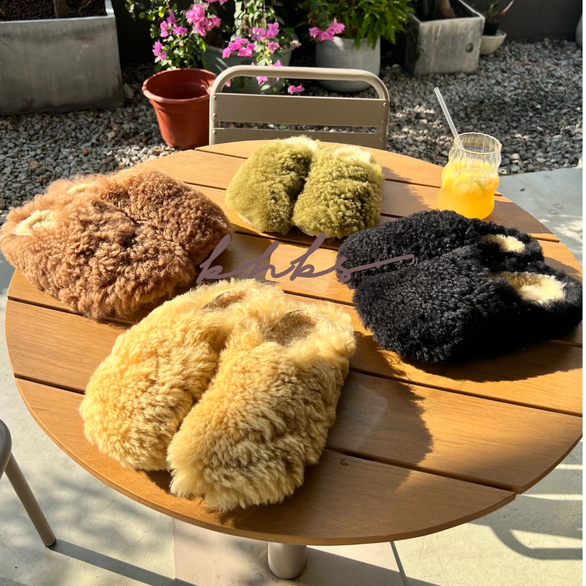 奢风毛毛拖羊皮羊毛皮毛一体羊皮毛半拖时尚厚底毛绒保暖防滑