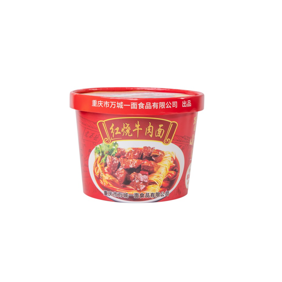 重庆 · 万州 | 万舟一面 红烧牛肉面(桶装)135g