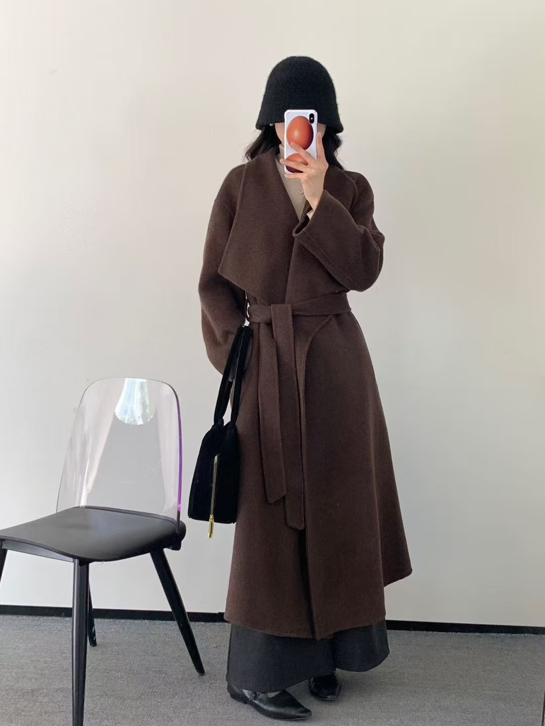 双面毛呢大衣直播扣号专用链接 默认微瑕 看好再拍