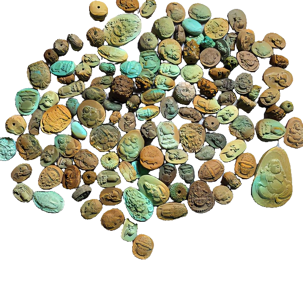 无品牌时尚复古纯手工彩色民族风镶嵌藏式幽灵古风素款守护神