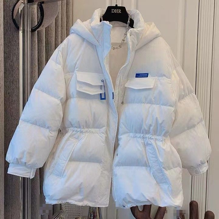 冬季当季爆款克莱因蓝羽绒服2023新款冬季洋气羽绒服女收腰时尚羽