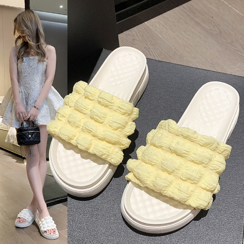 大码平底拖鞋女夏外穿41一42时尚百搭平跟露趾一字拖外出凉拖鞋40