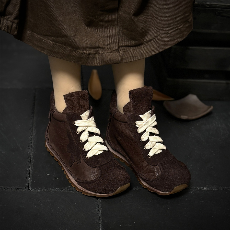 断码清货孤品样品处理微瑕疵真皮磨砂女靴头层牛皮不定时更新高帮