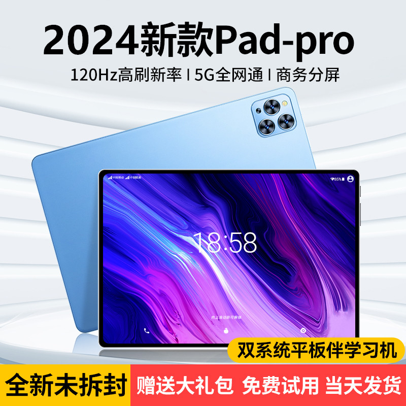 苍蛇2024全新未拆封商务高清屏平板电脑pad双系统办公学习影音PPT