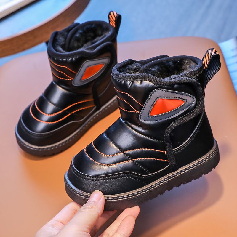 【双12活动】2023冬季新款儿童雪地靴男女童棉鞋防水防滑短靴保暖
