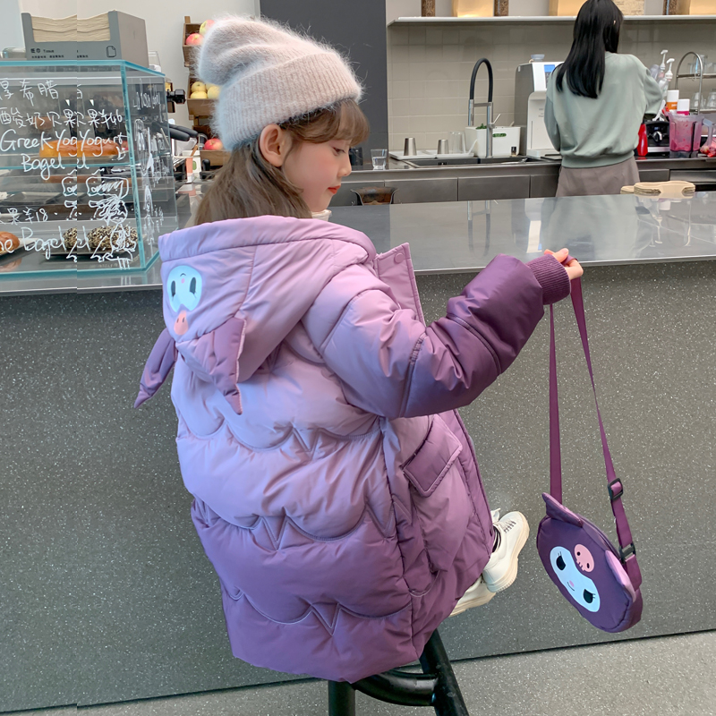【双12活动】童年女童冬装棉衣2023新款儿童女孩冬季加绒加厚棉服