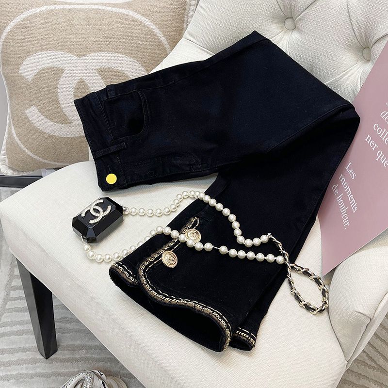 【冬季大促】女童高腰加绒喇叭裤春秋款2023新款小个子百搭休闲