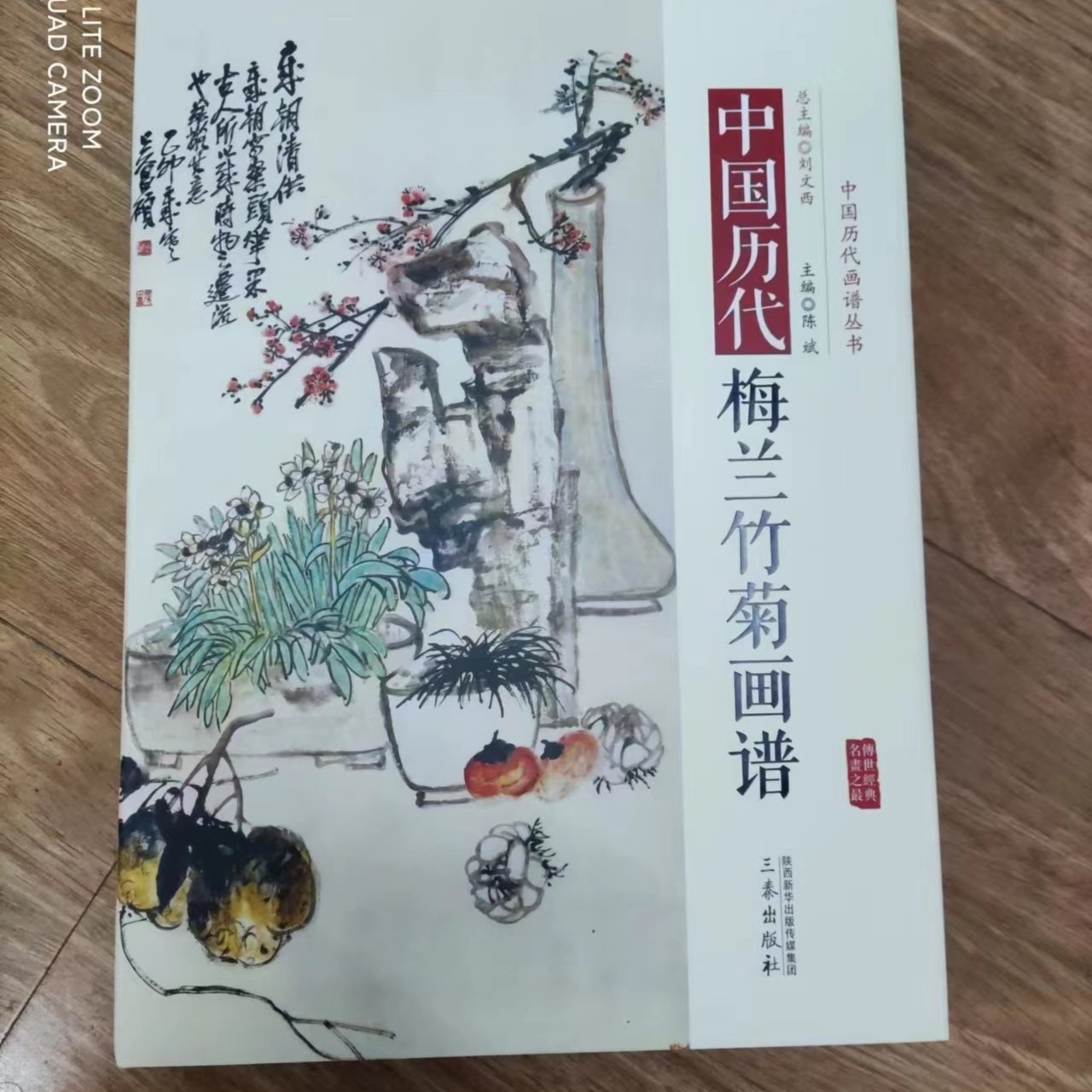 书角磨损。中国历代梅兰竹菊谱