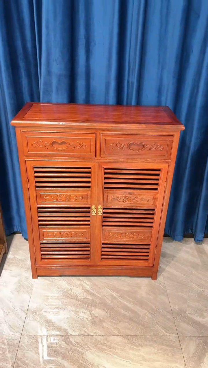 【闪购商品】花梨木类成套家具鞋柜