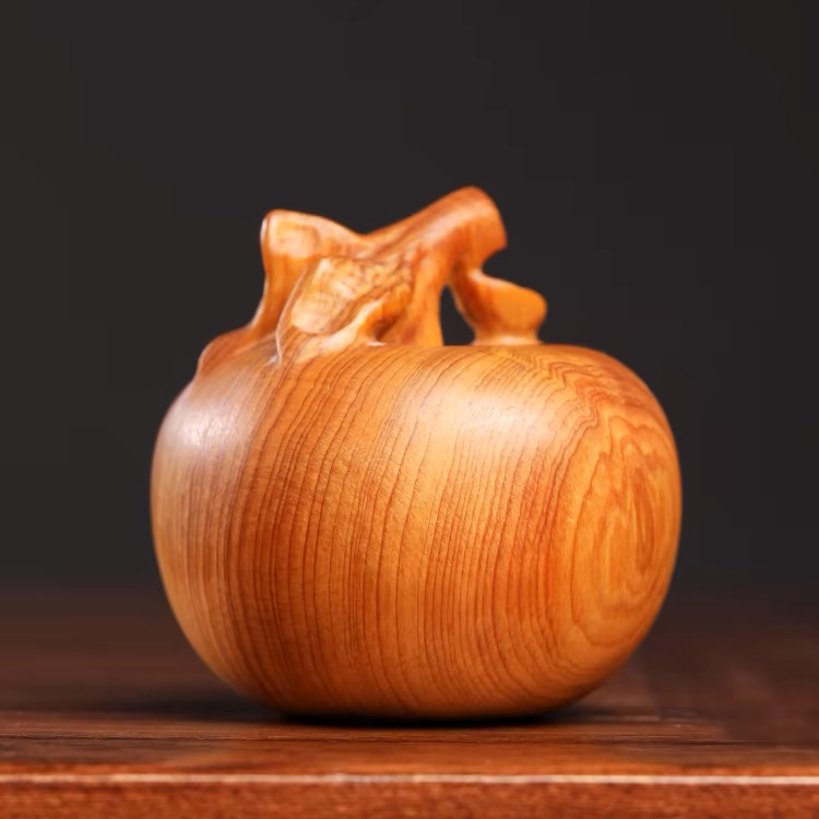 森活林《崖木白高油苹果》创意摆件