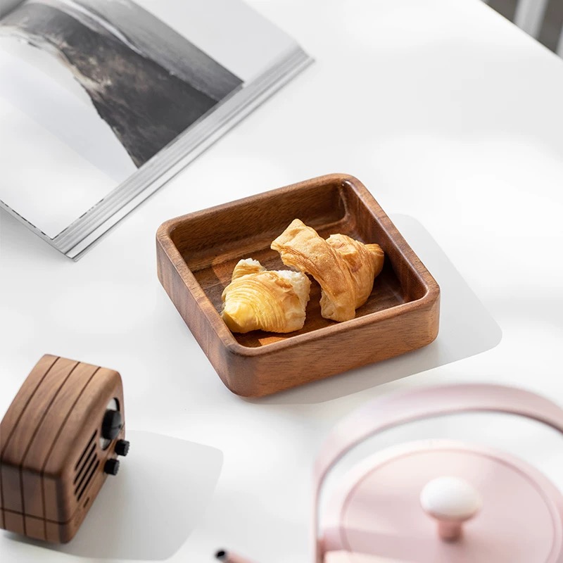 15*15尺寸（HTM正方盒）创意堆叠收纳盒水果盒家用简约日式方形木制