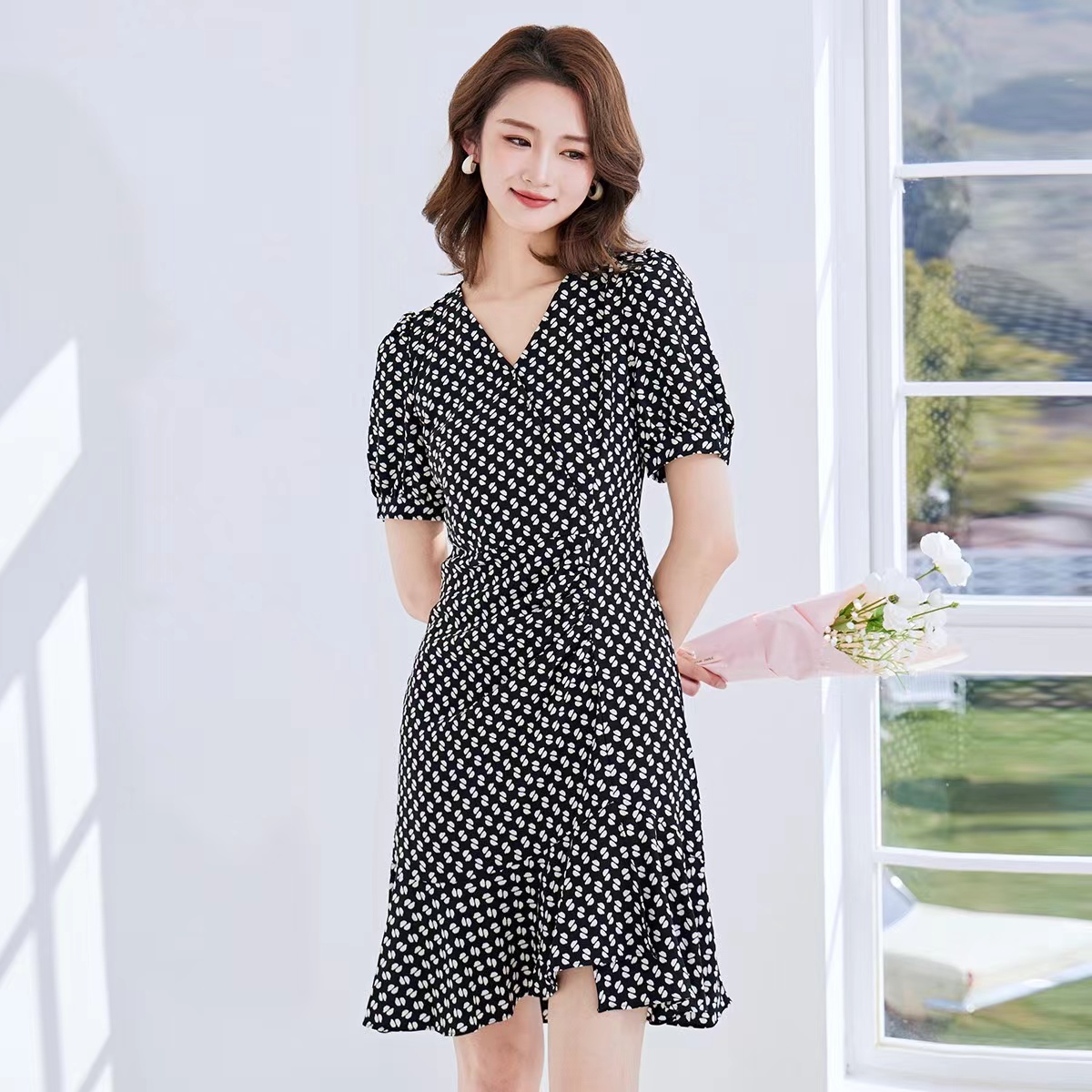 杰-小雨-351-400女装连衣裙时尚百搭浮力链接