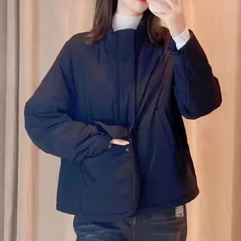 【商场同款】秋冬百搭口袋立领新雪丽棉服外套5400251