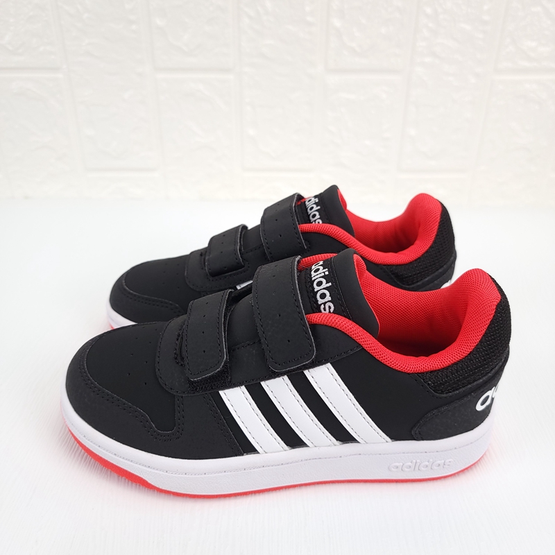 Adidas 阿迪达斯 儿童春秋经典百搭防滑耐磨魔术贴休闲板鞋B75960
