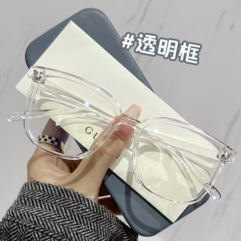 回头率超高!超好看的冷白色系可配度数近视眼镜潮流痞帅平光镜ins