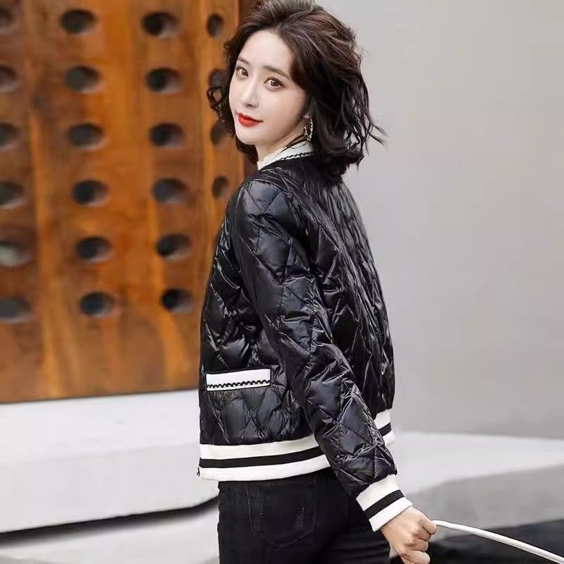 2023小香风轻薄羽绒服女2023年冬季新款时尚洋气小个子高级感菱