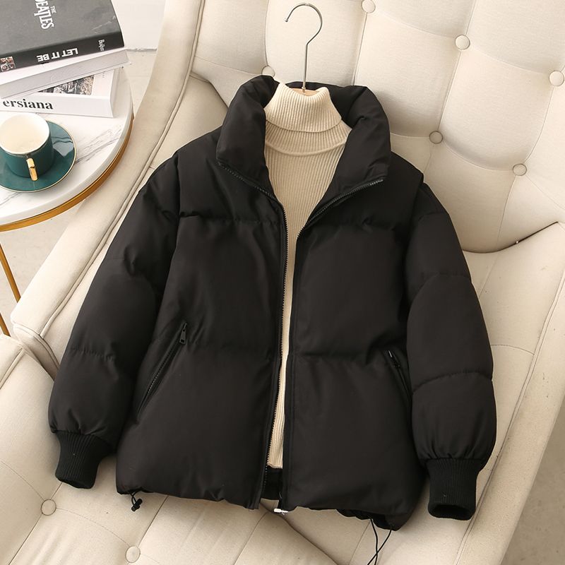 2023羽绒服女短款20233年新款冬季韩版小个子加厚面包服学生棉
