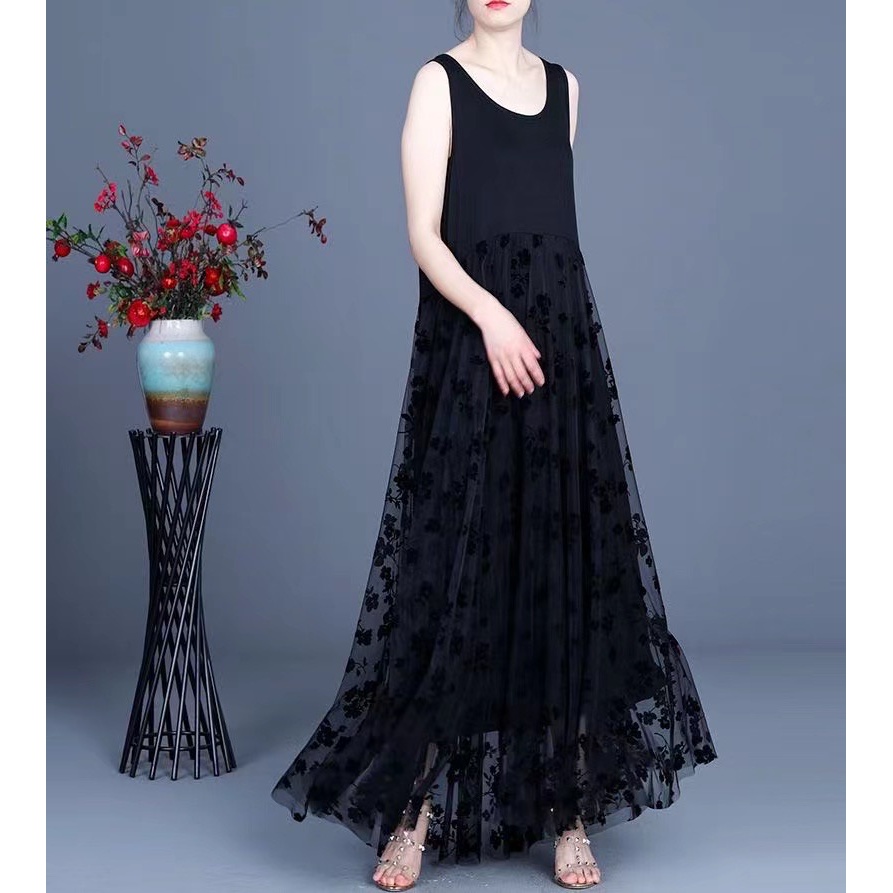 时尚拉风吊带连衣裙