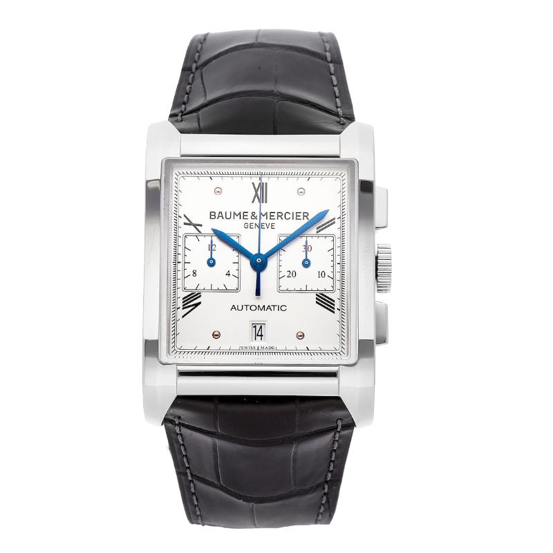 99新 Baume et Mercier/名士 汉伯顿/方形表/全套无盒/M0A10032