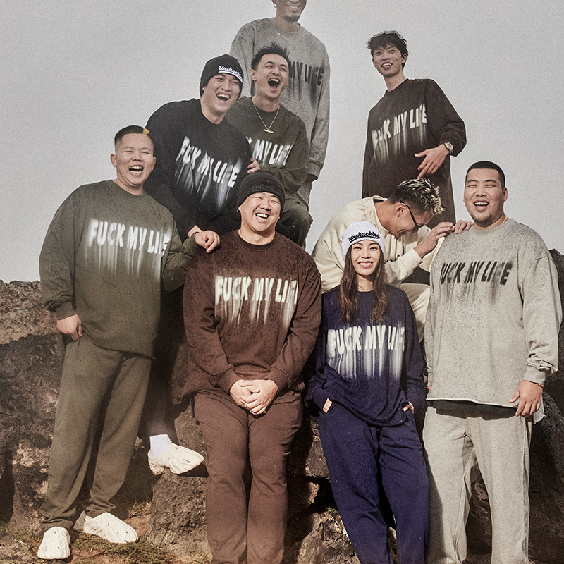 UNSHACKLED潮牌重磅460g秋冬FML套装男女休闲宽松长袖卫衣裤杨政