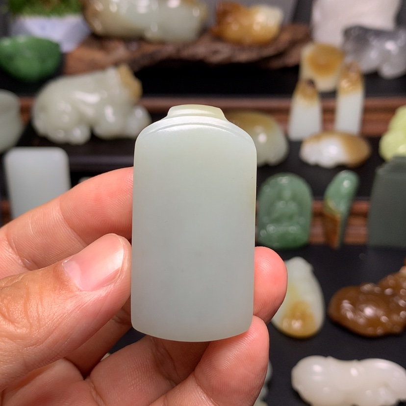 【闪购商品】和田玉挂件未镶嵌大*然