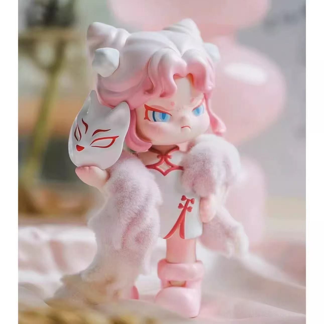 拆袋随机萌粒潮玩盲盒