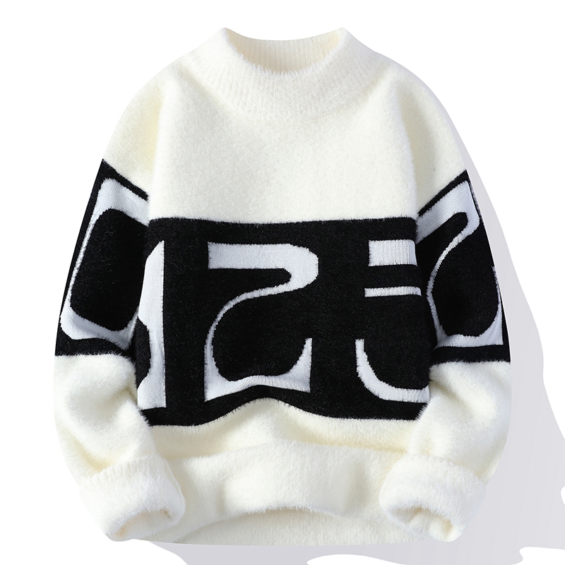 宽松高领毛冬加厚男士毛衣韩版内搭针织衫青休闲百搭保暖毛线时尚