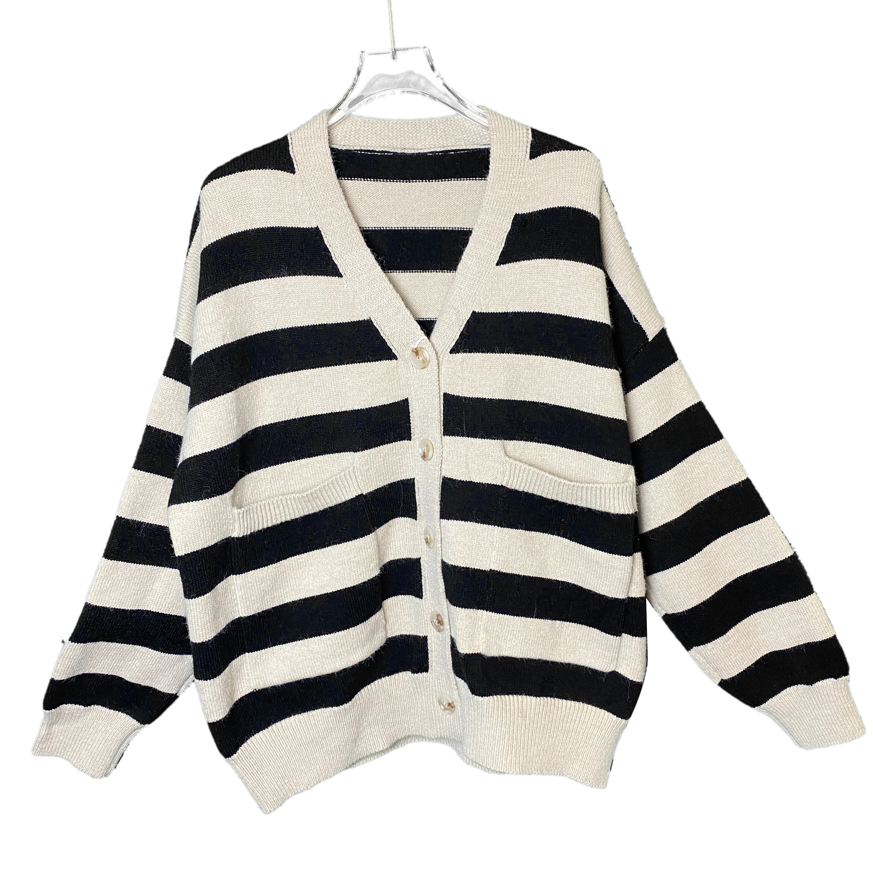 宽松休闲气质黑白百搭女士秋季长袖外套