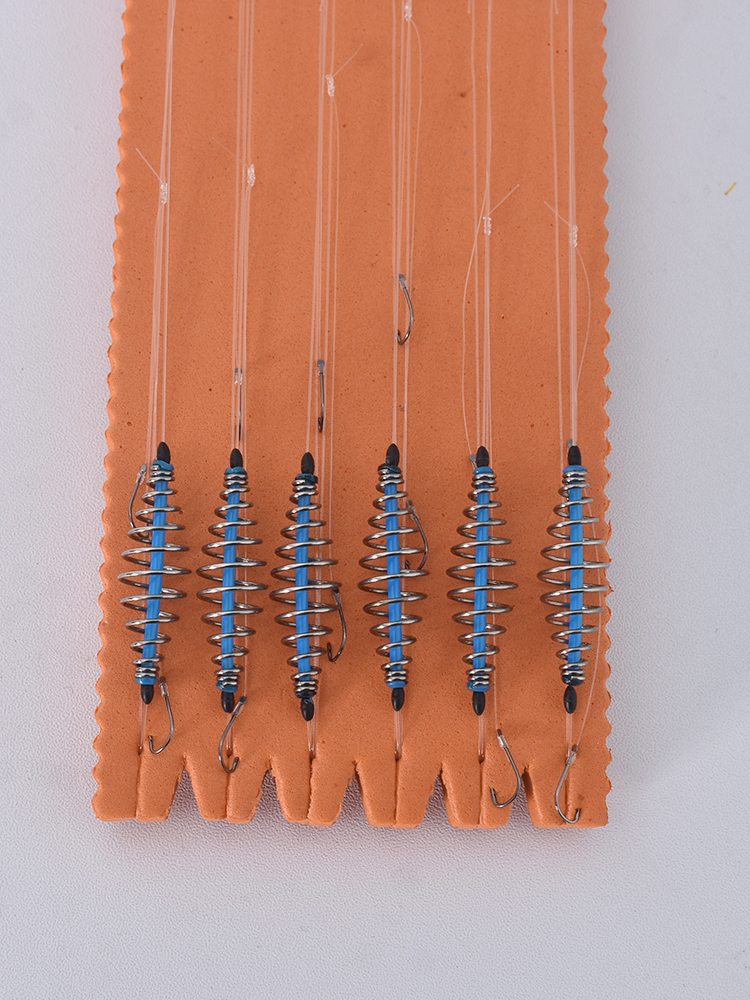 手工精绑防缠绕弹簧串钩 防挂低防脱饵鲫鱼 鲤鱼钩