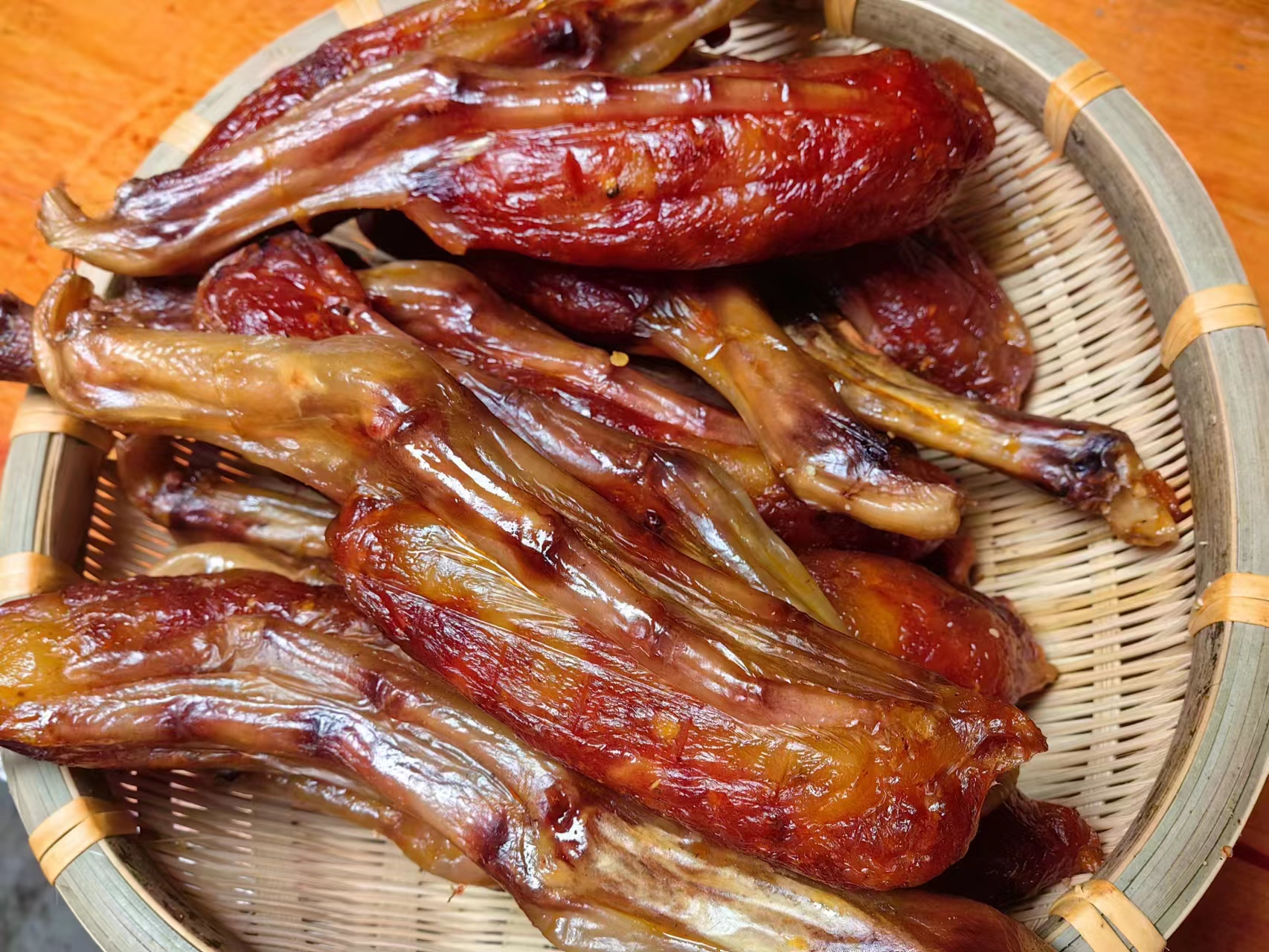 【徐姐家】农家手工熏制腊鸭脚包肉一斤12~13个