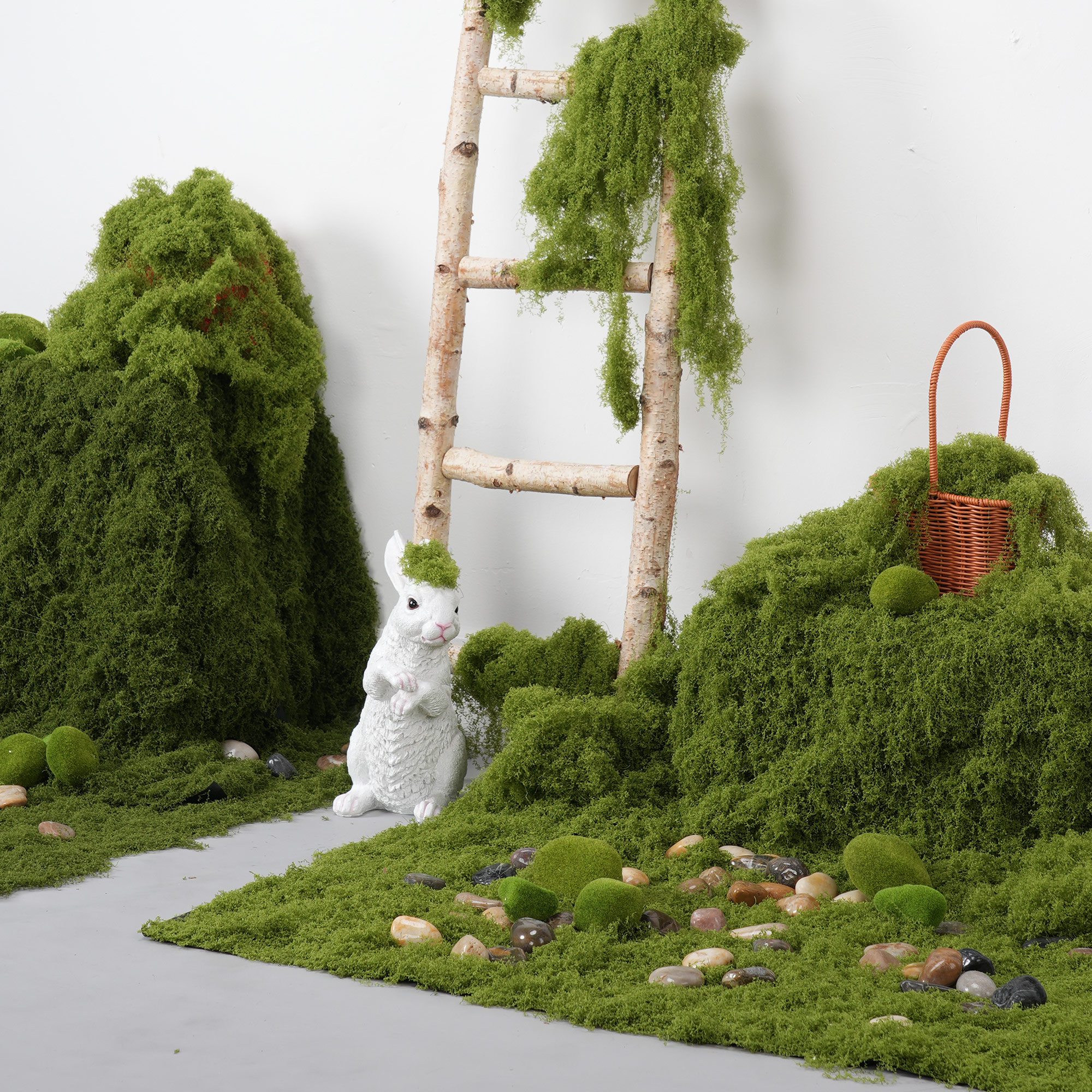 仿真苔藓造景微景观装饰造景室内块状假青苔草皮软装搭配绿植草坪