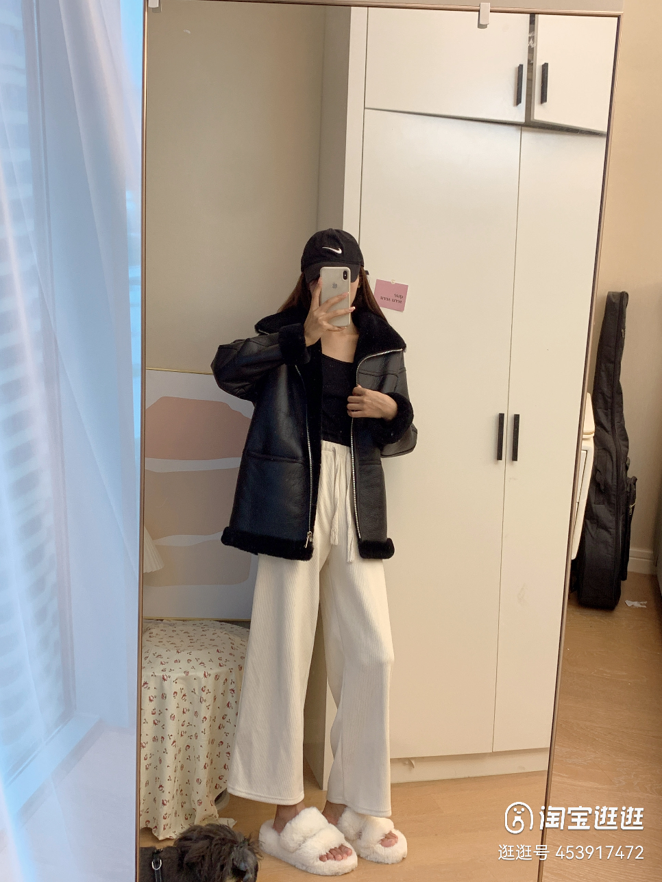 皮毛一体外套女2022年新款真皮羊羔毛机车夹克中长款气质皮毛大衣