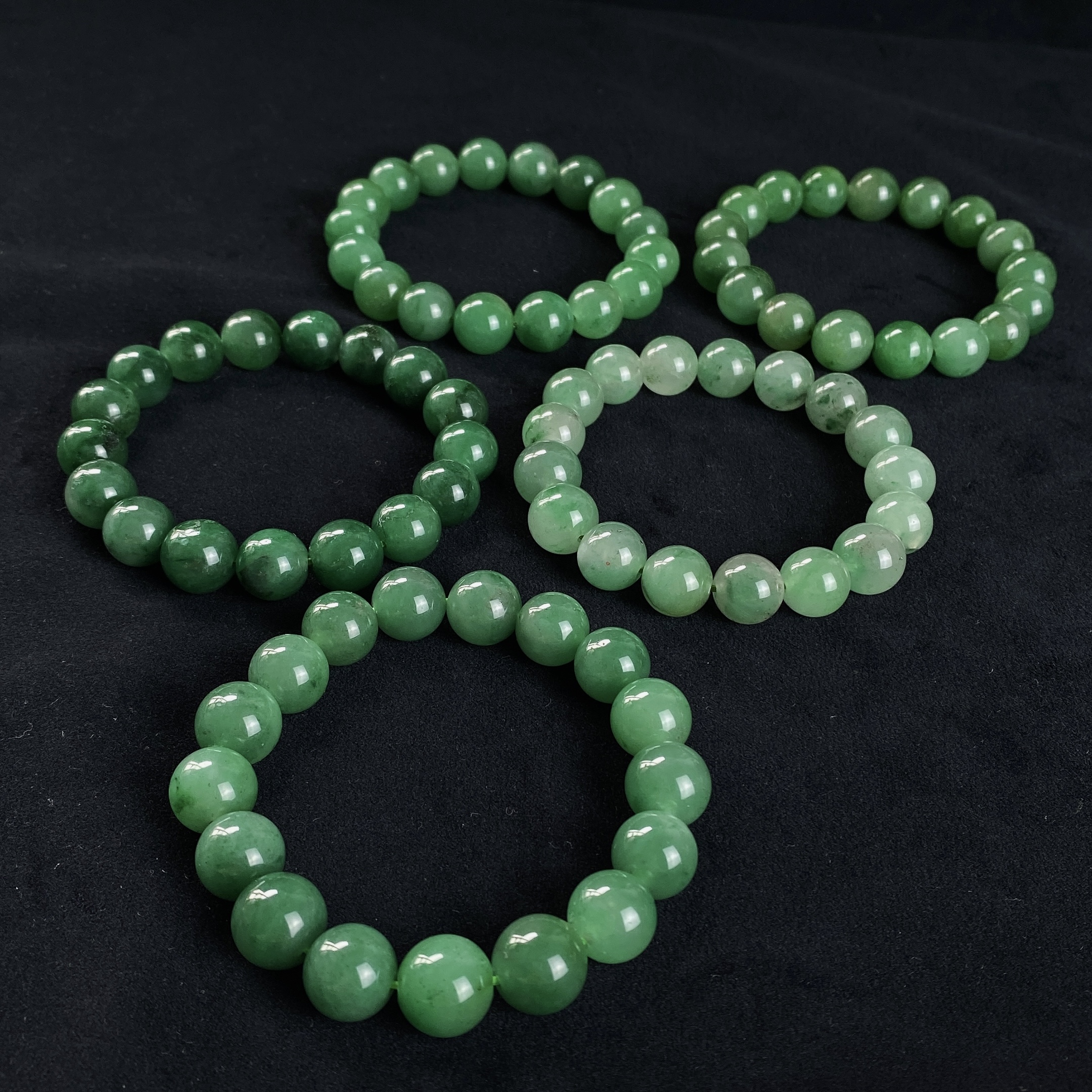 2888/（ZY888-397）石英质玉圆珠手串约12mm/多样性发/一件